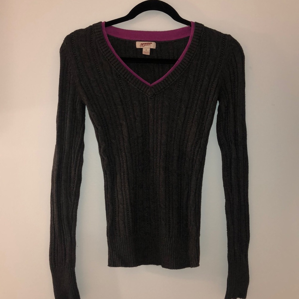 Gray sweater